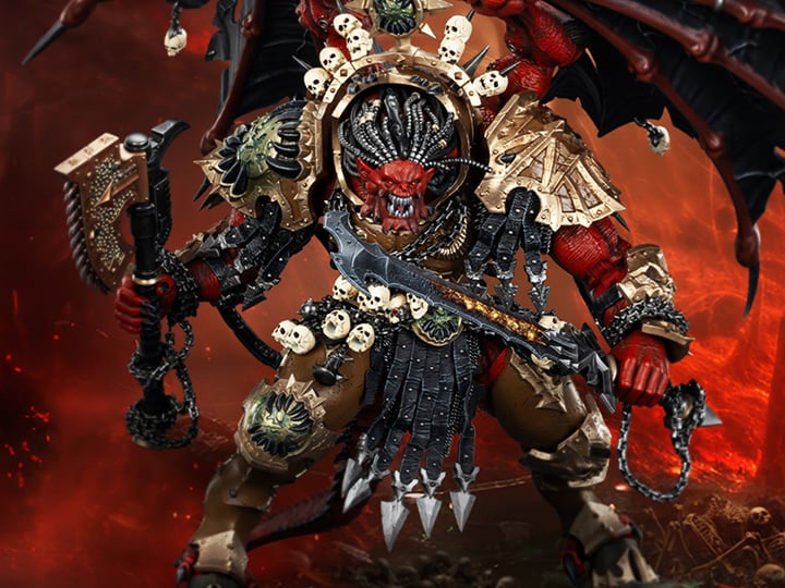 Joy Toy - Warhammer 40K - World Eaters - Angron, Daemon Primarch of Khorne 1/18 Scale Action Figure (preorder Q4 2025) - Collectables > Action Figures > toys -  Joy Toy