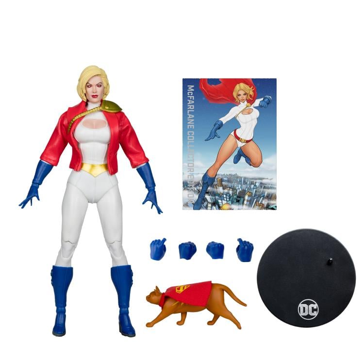 DC Multiverse Collector Edition - Power Girl: Reborn - Power Girl - Platinum / Chase - Collectables > Action Figures > toys -  McFarlane Toys