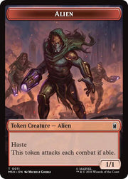 Wall // Alien Double-Sided Token (Back)