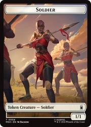 Soldier // Insect Double-Sided Token