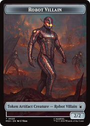 Hero // Robot Villain Double-Sided Token (Back)