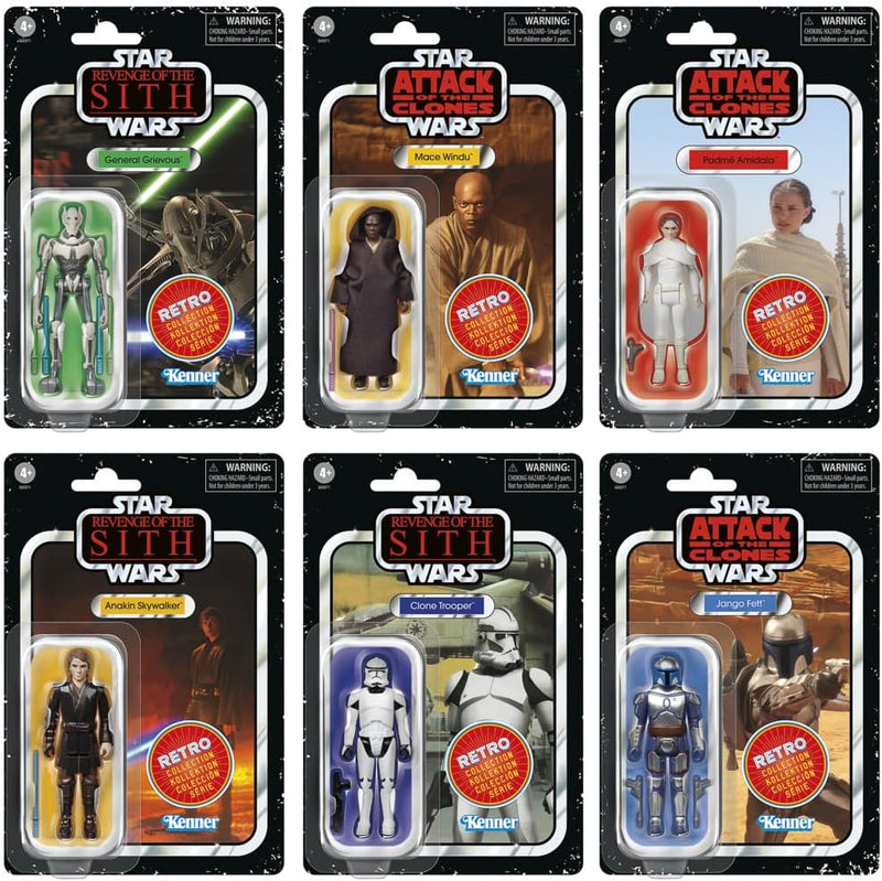 Star Wars Retro Collection Episode II & Episode III Multipack - exclusive ( substandard packaging) - Collectables > Action Figures > toys -  Hasbro