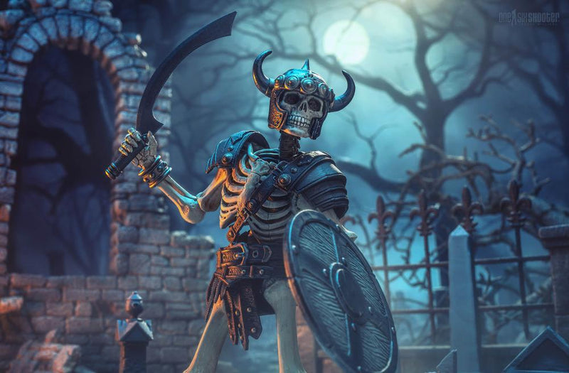 Mythic Legions: All-Stars Skeleton Raider (preorder) - Collectables > Action Figures > toys -  Four Horsemen