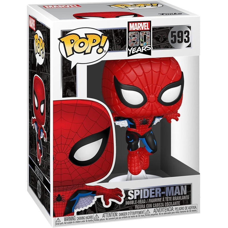 Funko POP! - Marvel - Spider-Man (80th Anniversary) Vinyl Figure - Collectables > Action Figures > toys -  Funko