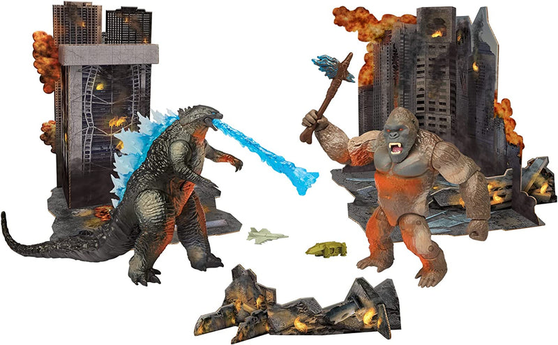 Playmates - Monsterverse City Battle Godzilla and Kong 6-Inch Action Figure 2-Pack - Collectables > Action Figures > toys -  PLAYMATES