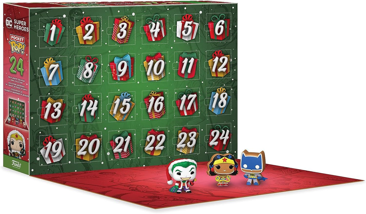 Funko Pop! Advent Calendar - DC Super Heroes 2023, 24 Pocket Pop! Vinyl Figures - Collectables > Action Figures > toys -  Funko