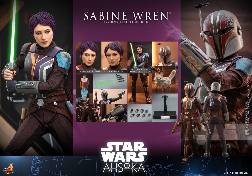 Star Wars: Ahsoka TMS111 - Sabine Wren 1/6th Scale Collectible Figure (preorder Q1 2025)