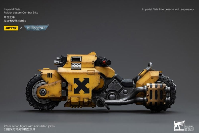 JoyToy - Warhammer 40k - Imperial Fists - Raider-Pattern Combat Bike 1/18 Scale Vehicle - Collectables > Action Figures > toys -  Joy Toy