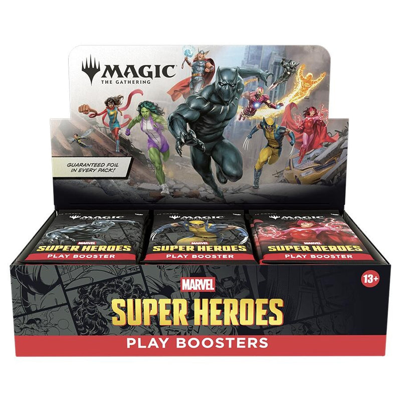 Marvel Super Heroes - Play Booster Display