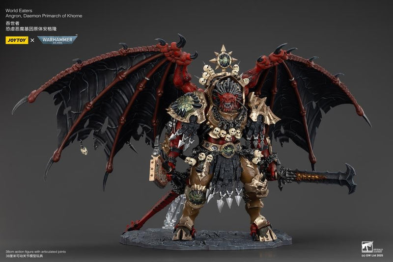 Joy Toy - Warhammer 40K - World Eaters - Angron, Daemon Primarch of Khorne 1/18 Scale Action Figure (preorder Q4 2025) - Collectables > Action Figures > toys -  Joy Toy