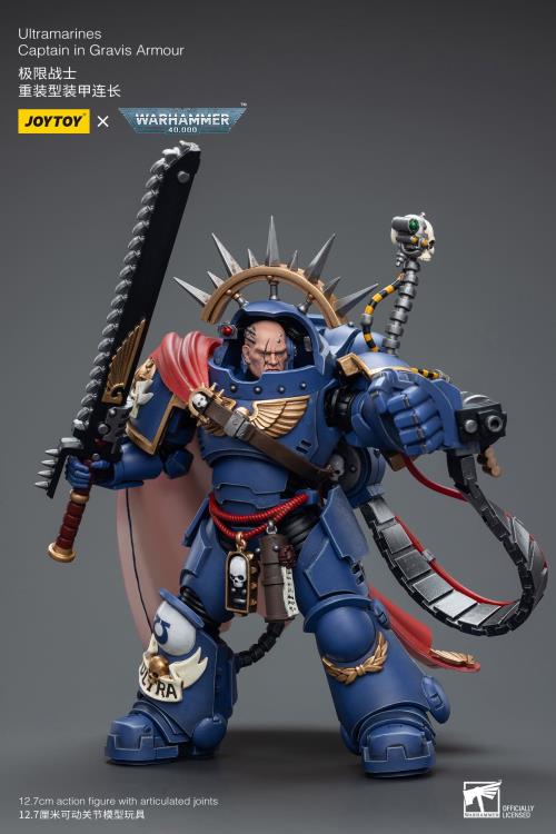 Warhammer 40k - Ultramarines - Captain in Gravis Armour (preorder) - Collectables > Action Figures > toys -  Joy Toy