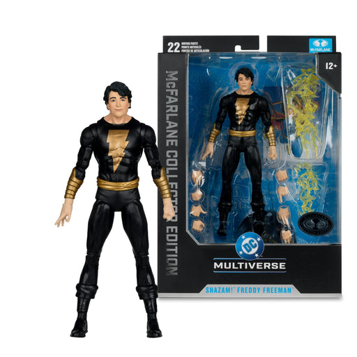 DC Multiverse Collector Edition - DC Classic - Shazam! (Freddy Freeman) - Platinum / Chase — figure and box