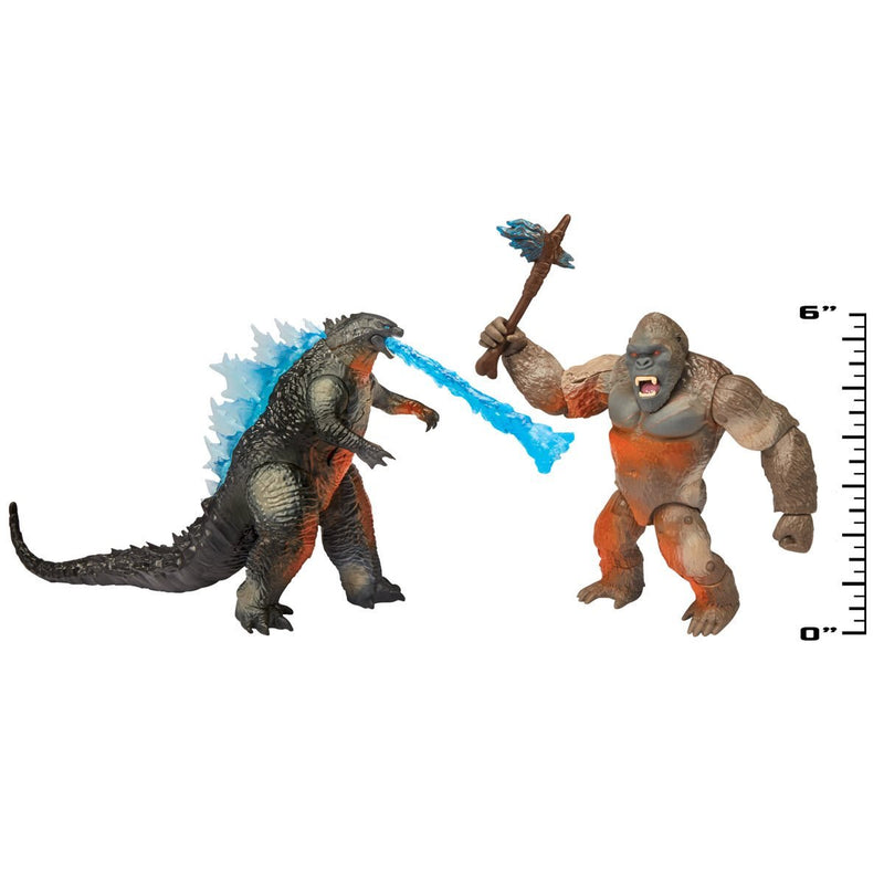 Playmates - Monsterverse City Battle Godzilla and Kong 6-Inch Action Figure 2-Pack - Collectables > Action Figures > toys -  PLAYMATES