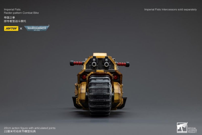 JoyToy - Warhammer 40k - Imperial Fists - Raider-Pattern Combat Bike 1/18 Scale Vehicle - Collectables > Action Figures > toys -  Joy Toy