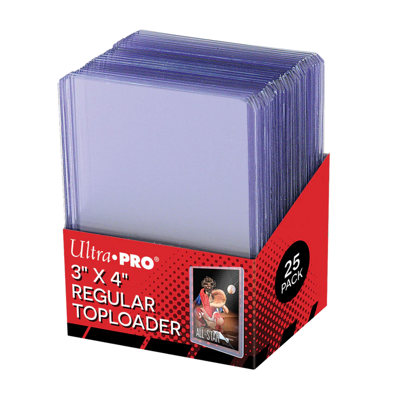 Ultra Pro - 3" x 4" Clear Regular Toploaders (25ct) for Standard Size Cards - Card Games > Collectables > TCG > CCG -  Ultra Pro