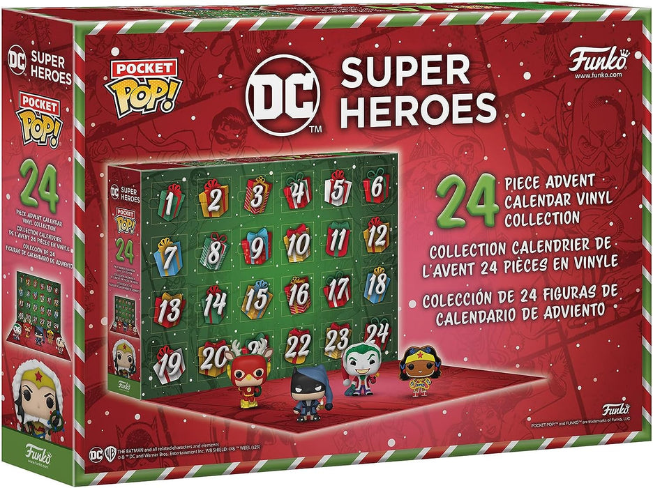 Funko Pop! Advent Calendar - DC Super Heroes 2023, 24 Pocket Pop! Vinyl Figures - Collectables > Action Figures > toys -  Funko