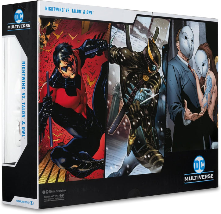 Nightwing vs Talon & Owl (Batman: The Court of Owls) 3-pack Gold Label