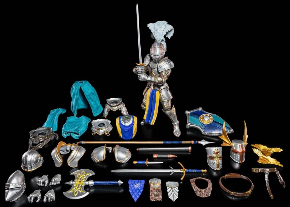 Mythic Legions - Ashes of Agbendor - Blue Shield Soldier (Deluxe