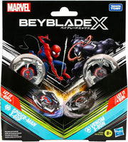 Beyblade X Marvel Collab Spider-Man 3-60F vs. Venom 3-80N Multipack Set - Exclusive - Collectables > Action Figures > toys -  Hasbro