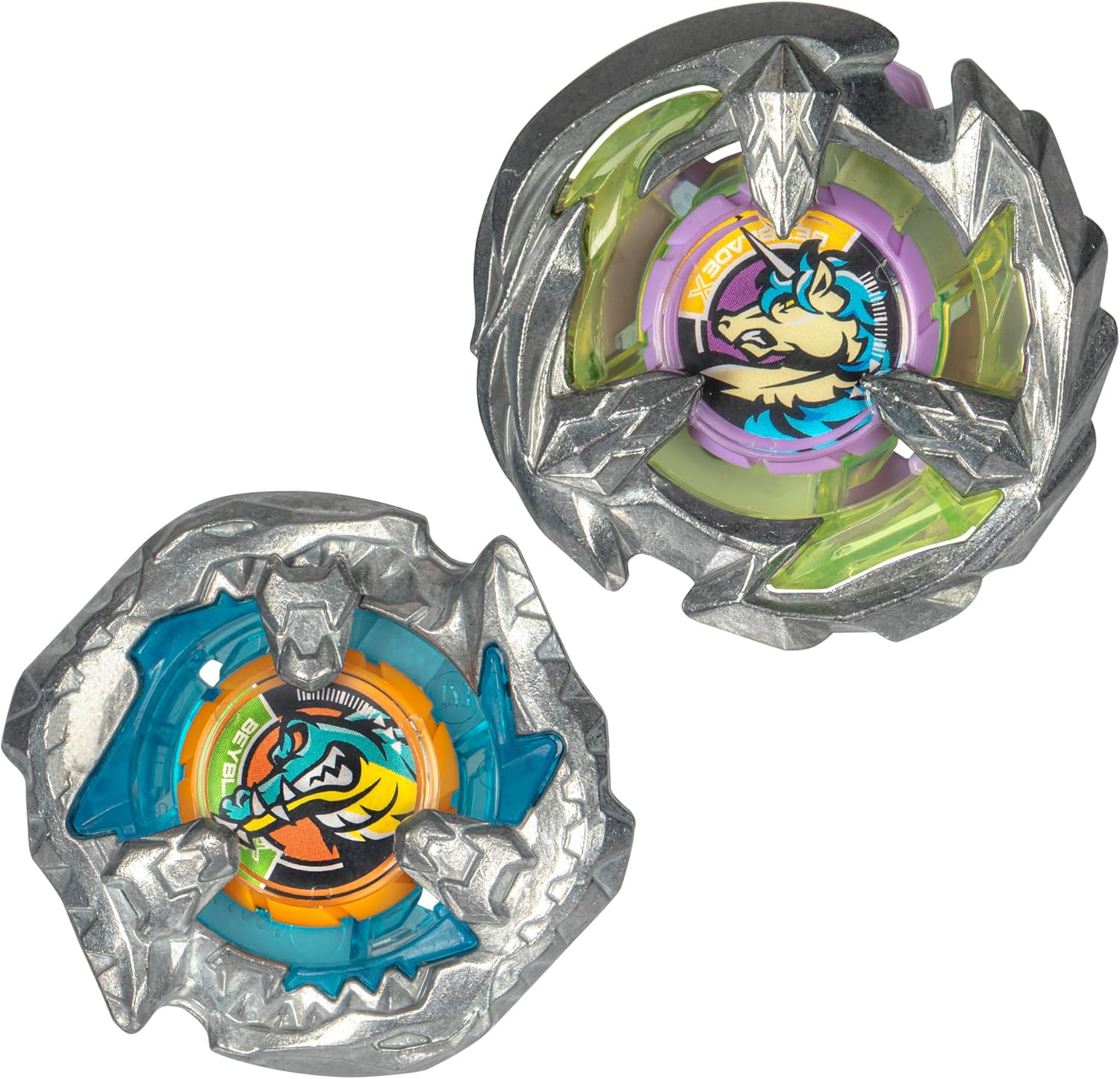 Beyblade X Bite Croc 3-60LF and Sting Unicorn 4-60P Dual Pack Set