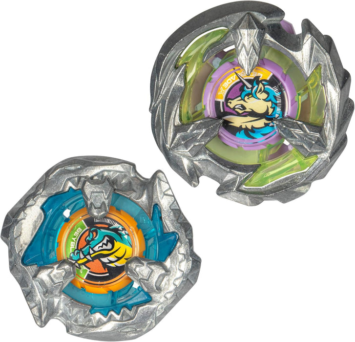 Beyblade X Bite Croc 3-60LF and Sting Unicorn 4-60P  Dual Pack Set