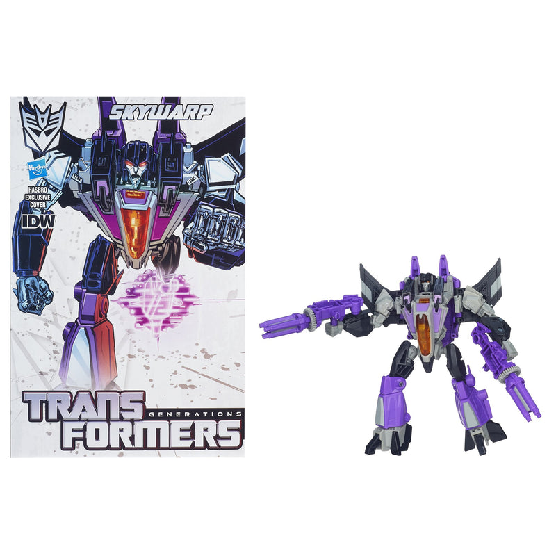 Transformers Generations Skywarp Deluxe Action Figure and Comic Book - Collectables > Action Figures > toys -  Hasbro