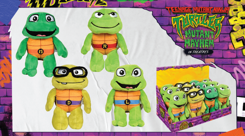 TMNT MOVIE BASIC PLUSH 6.5IN - plush -  PLAYMATES