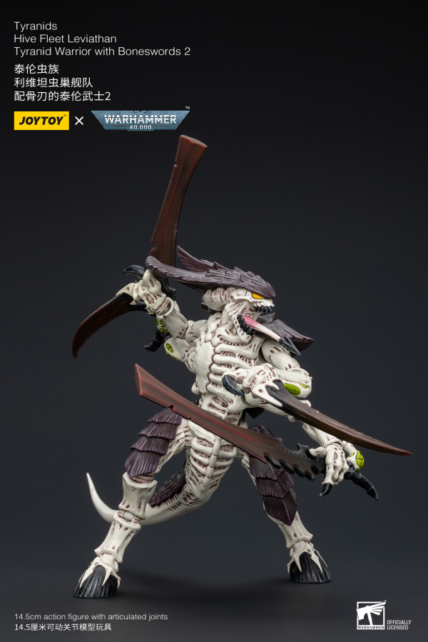 Warhammer 40K - Tyranids - Hive Fleet Leviathan Tyranid Warrior With Boneswords (Ver. 2) - Collectables > Action Figures > toys -  Joy Toy