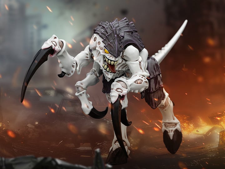 GWTCTOY JoyToy GW 40K Prodotto originale 1:18 Figura d'azione, Space Marine 2, Tyranids Hive Fleet Leviathan Termagant con Spinefists, 10 cm Kit di assemblaggio per figure d'azione da collezione GWTCTOY JoyToy GW 40K Prodotto originale 1:18 Figura d'azione, Space Marine 2, Tyranids Hive Fleet Leviathan Termagant con Spinefists, 10 cm Kit di assemblaggio per figure d'azione da collezione