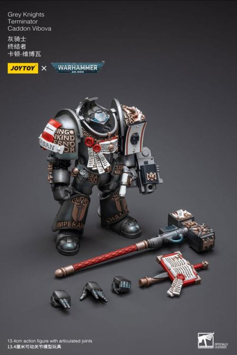JoyToy - Warhammer 40K Grey Knights Nemesis Dreadknight with Terminator Caddon Vibova (preorder) - Collectables > Action Figures > toys -  Joy Toy