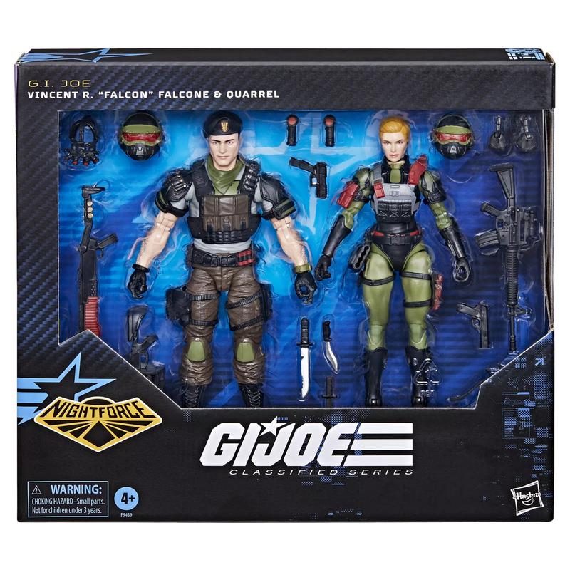 G.I. Joe Classified Series #138 Night Force Vincent R. "Falcon" Falcone & Quarrel
