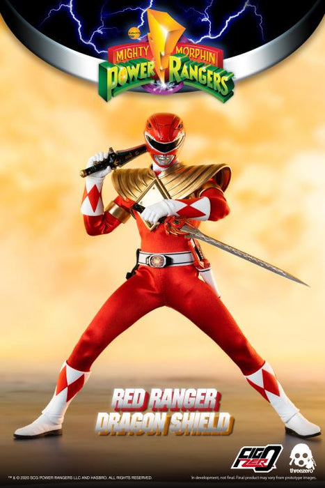 ThreeZero - Mighty Morphin Power Rangers - Dragon Shield Red Ranger 1/6 Sc - Exclusive - Collectables > Action Figures > toys -  ThreeZero