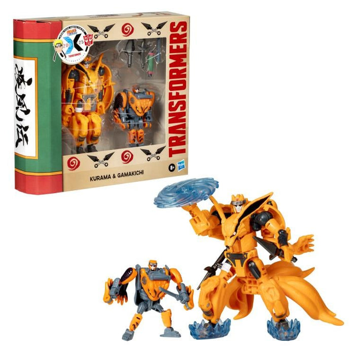 Transformers Collaborative Naruto: Shippuden x Transformers Kurama & Gamakichi Figure Set (preorder Q2 2025)