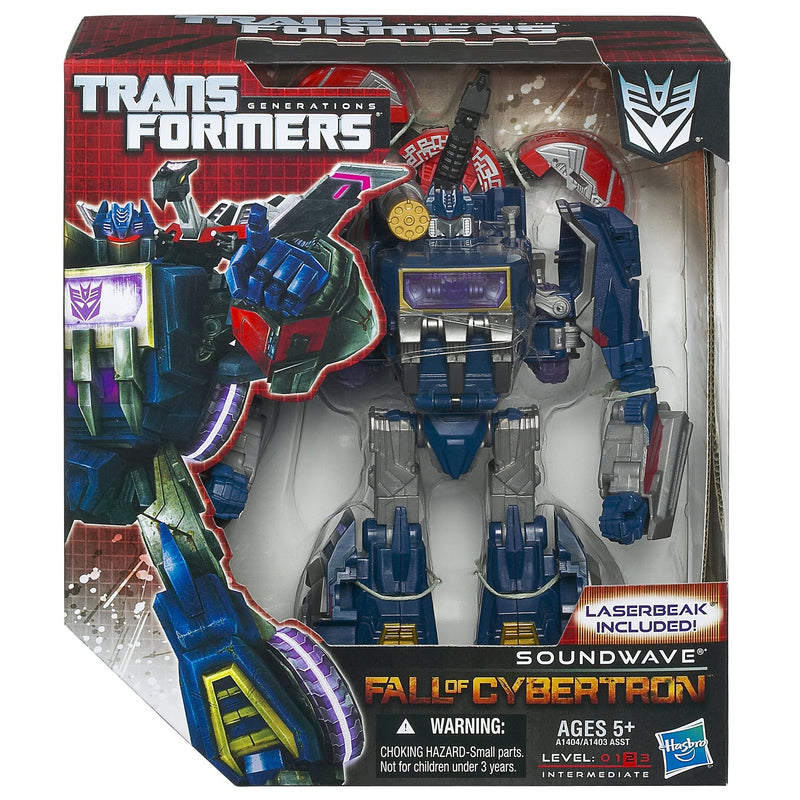 Transformers Generations SOUNDWAVE LASERBEAK Fall of Cybertron Voyager - Collectables > Action Figures > toys -  Hasbro