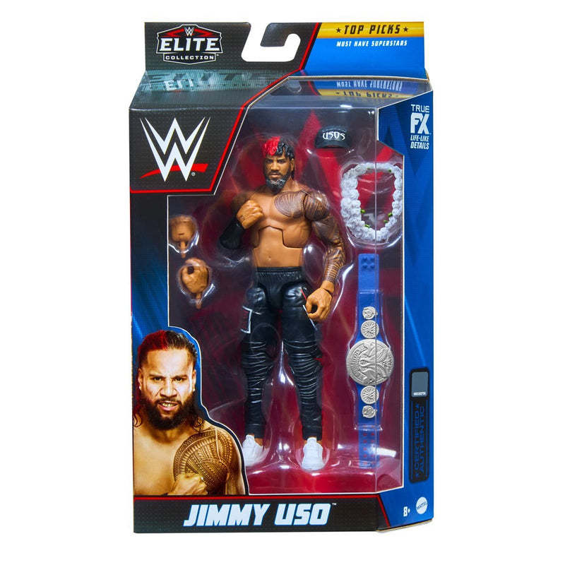 Mattel - WWE Top Picks 2023 Wave 3 Jimmy Uso Elite Action Figure - Collectables > Action Figures > toys -  mattel