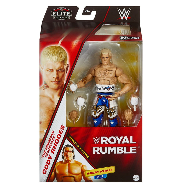 WWE 2025 Royal Rumble Elite - Cody Rhodes - Great Khali BAF - Action & Toy Figures -  mattel