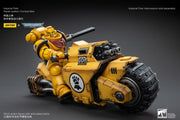 JoyToy - Warhammer 40k - Imperial Fists - Raider-Pattern Combat Bike 1/18 Scale Vehicle - Collectables > Action Figures > toys -  Joy Toy