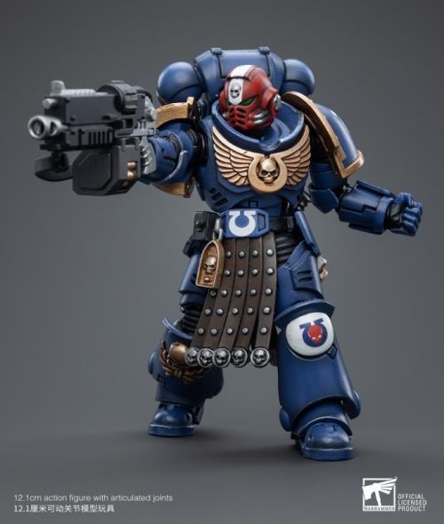 JoyToy - Warhammer 40k - Ultramarines - Intercessor Veteran Sergeant Brother Aeontas - Collectables > Action Figures > toys -  Joy Toy