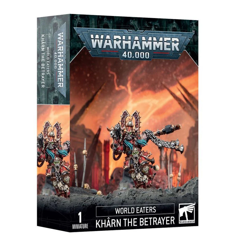 Warhammer 40,000 - World Eaters - Kharn the Betrayer - Miniature -  Games Workshop