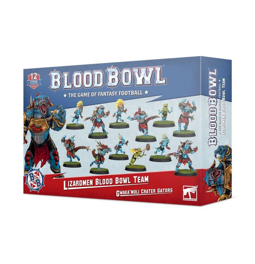 Blood Bowl - Lizardmen Team - Gwaka'Moli Crater Gators - Miniature -  Games Workshop