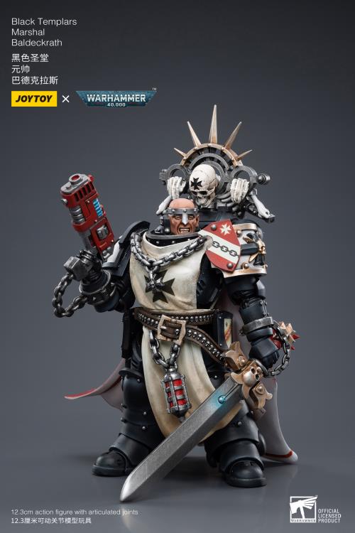 JoyToy - Warhammer 40K - Black Templars - Marshal Baldeckrath - Collectables > Action Figures > toys -  Joy Toy