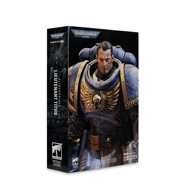 Warhammer 40,000: Space Marine 2 Ultramarines Lieutenant Titus Action Figure (preorder Q1 2025)