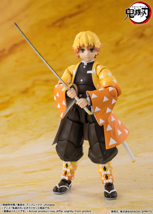 Demon Slayer: Kimetsu no Yaiba S.H.Figuarts Zenitsu Agatsuma Action Figure ( Preorder Q4 2025) - Collectables > Action Figures > toys -  Bandai