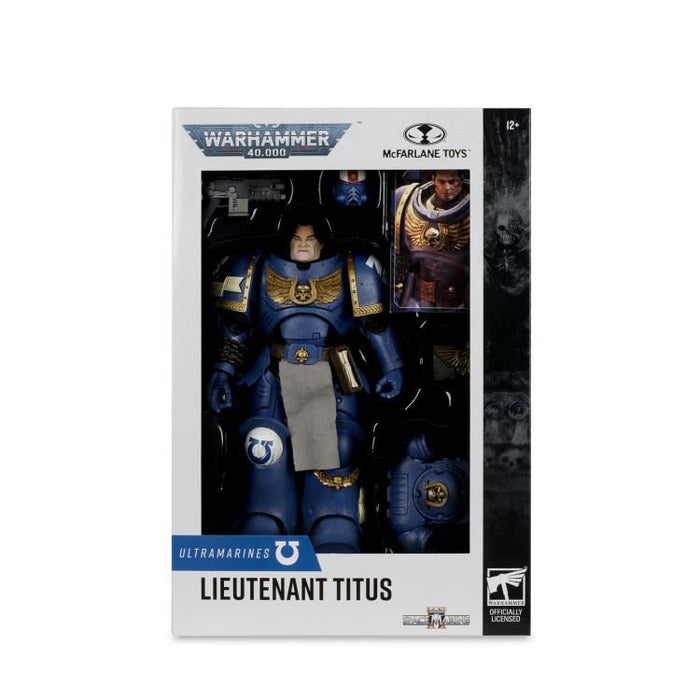 Warhammer 40,000: Space Marine 2 Ultramarines Lieutenant Titus Action Figure (preorder Q1 2025)