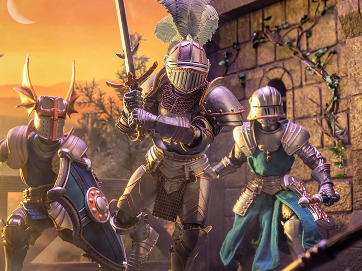 Mythic Legions - Ashes of Agbendor - Blue Shield Soldier (Deluxe Knight Builder Kit 3) (preorder Q2 2025) - Collectables > Action Figures > toys -  Four Horsemen