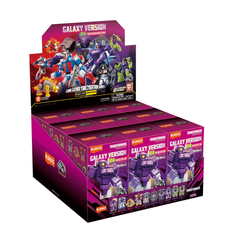Blokees - Transformers Galaxy Version 04 - Fractured Space-Time - Set of 9