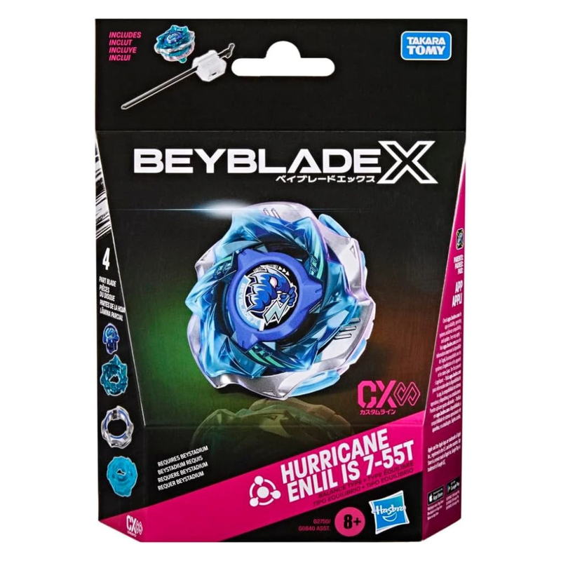 Beyblade X Hurricane Enlil IS 7-55T CX Infinity Starter Pack
