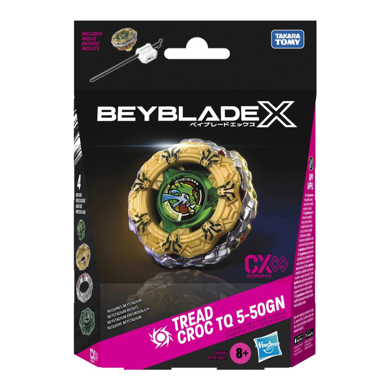 Beyblade X Tread Croc TQ 5-50GN CX Infinity Starter Pack
