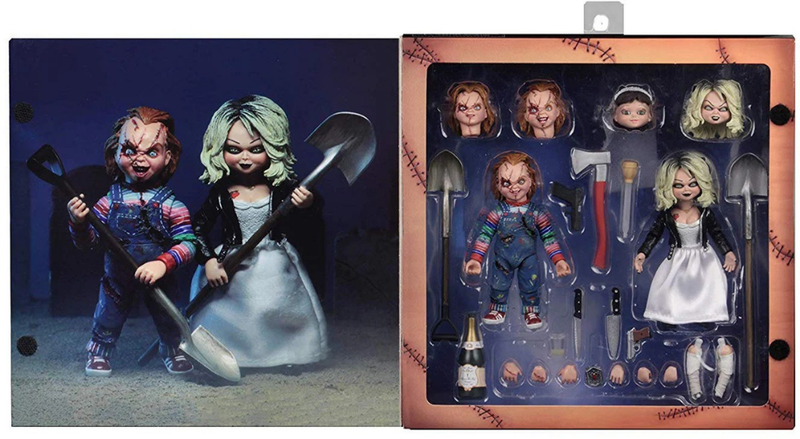 Neca - Bride Of Chucky 7 Inch Action Figure Ultimate Series - Chucky & Tiffany