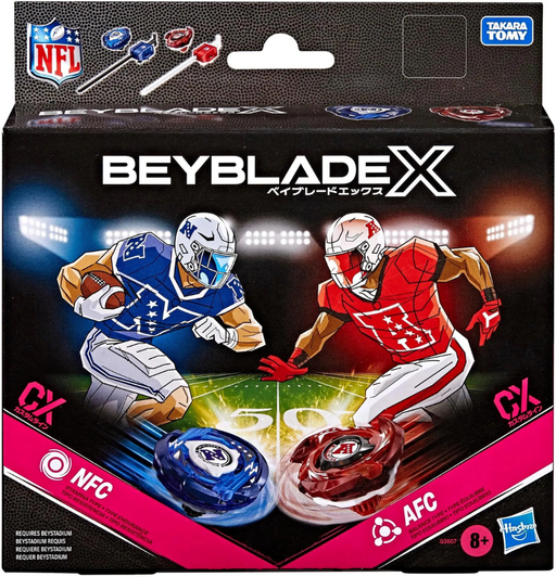 Beyblade X NFL CX Top Pack, 32 AFC & NFC Teams - Collectables > Action Figures > toys -  Hasbro